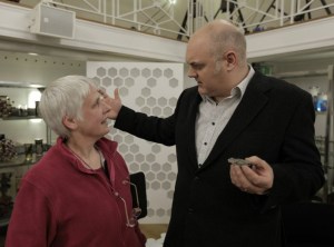 A bit of discussion about fulgurites at the end of filming the pilot programme