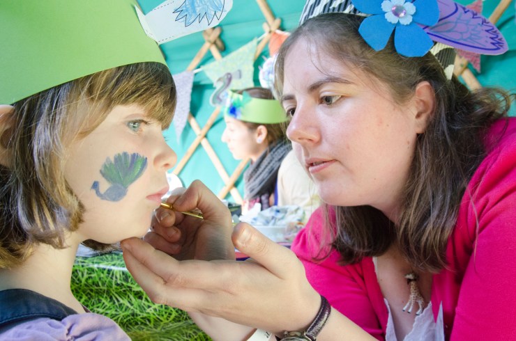 Alice facepainting