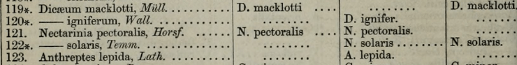 Wallace, A.R. (1863) A list of Birds inhabiting the Islands of Timor, Flores and Lombok with Descriptions of the New Species pg. 486