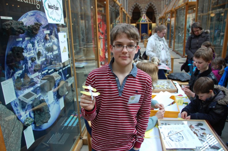 Natural History Investigators doing a spot of their own public engagement