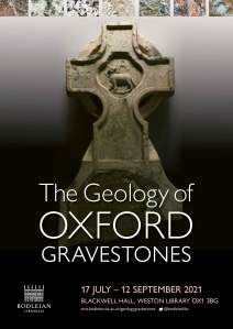 The Geology of Oxford Gravestones exhibition poster